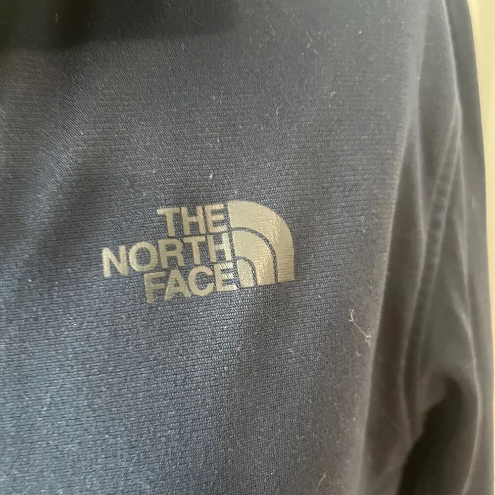 THE‎ NORTH FACE Men's Navy Blue 1/4 Zip Fleece Pullover Size Medium